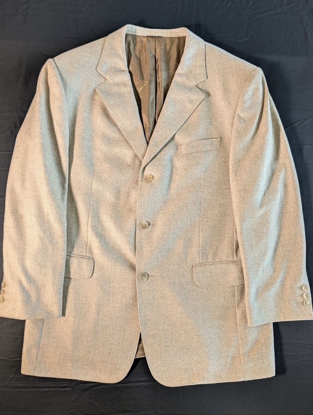 Ermenegildo Zegna Inner Mongolian Cashmere Wool 3 Button Blazer 44